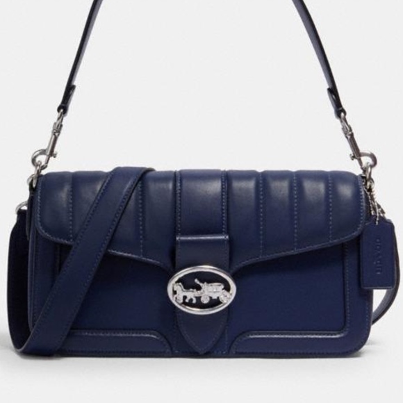 Coach Bags Shoulder Bag With Linear Quilting Nwt Poshmark